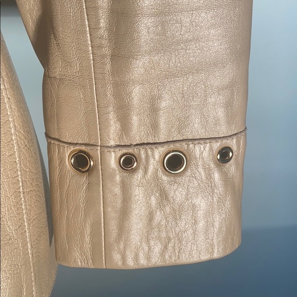 St. John Leather Jacket by Marie Gray Size P - Picture 5 of 11